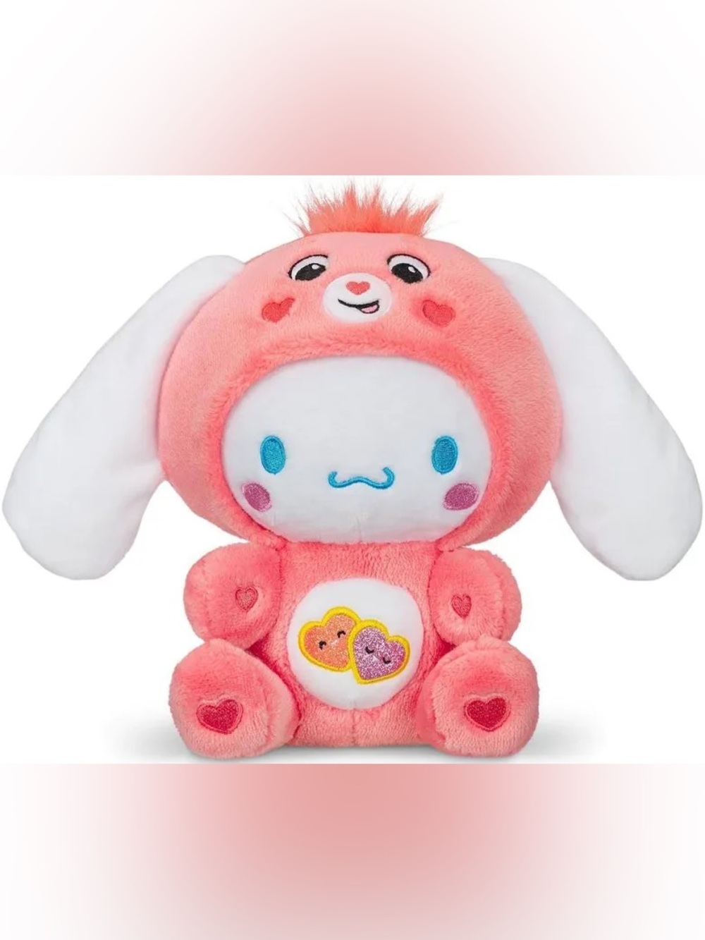 Hello Kitty x Care Bears Cinnamoroll as Love-A-Lot Bear 9-in Plush